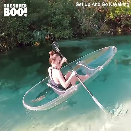 Transparent Kayak | Ride in Clear Kayaks | See-Through Boats