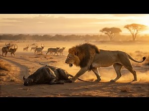 DEADLIEST Lion Attacks Ever Caught On Camera | wild animal documentry