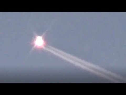 fascinating UFO shining in the sky