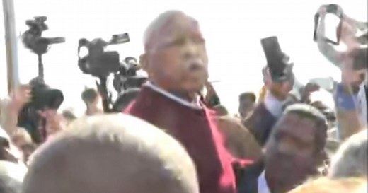 Representative John Lewis speaks at Selma march anniversary