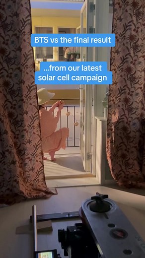Terrace Solar Cell Campaign Shoot BTS