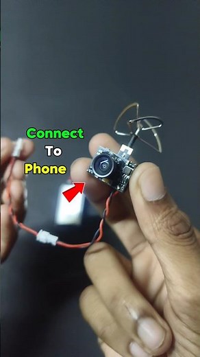 Micro AIO fpv camera with vtx connect to phone #fxzeletronic #shorts