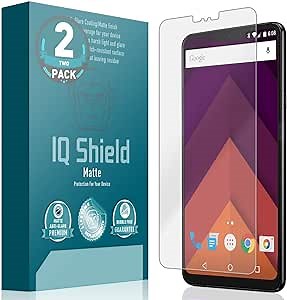 IQShield Matte Screen Protector Compatible with LG G7 ThinQ (LG G7+ ThinQ)(2-Pack) Anti-Glare Anti-Bubble TPU Film