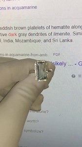 4 comments | 顯微鏡下「完整雨滴狀包括體」、明顯產地特徵～ 4.9 克拉，正統天然無燒～...