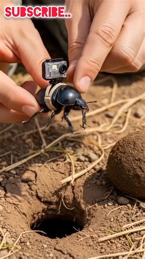 Other Animals Found on Camera VS Last One..☠️ #trollface #dungbeetle