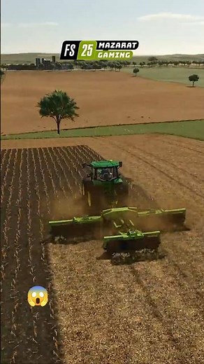 Breaking Down Corn Stalks with a Powerful John Deere 💪🌽 | FS25