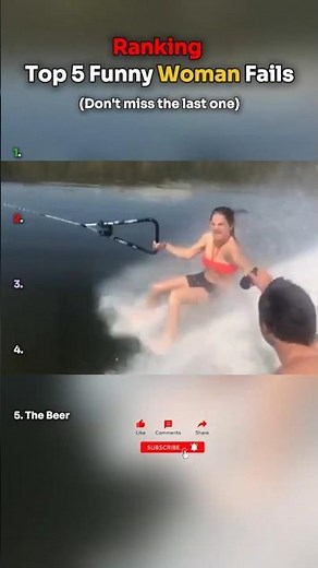 Ranking Top 5 Funny Woman Fails