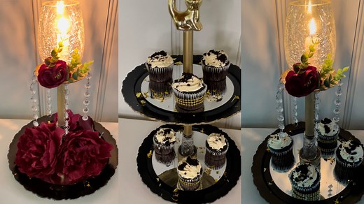 on today video I will show you how to transform these plate into a centerpiece DIY or a cupcake stand. for supply please check my amazon store is pin to the top of my page | Special Creations By Nelly