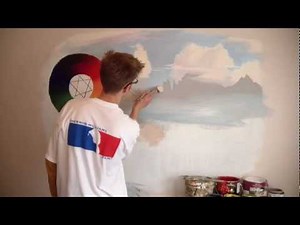 Color Theory and Paint 3 - mountains - Mural Joe