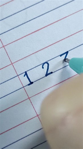 How To Write Numbers in Print English Handwritting #handwriting#numbers#viral#shorts