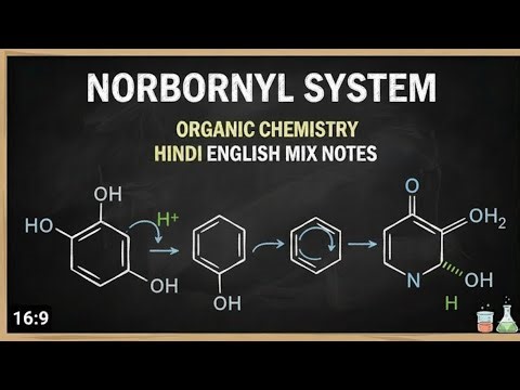 Norbornyl System | Organic Chemistry | Reaction Mechanism | Hindi English Mix Notes