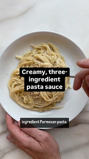 epicurious on Instagram: "The magic of this pasta sauce is all in the blender. All you need is parmesan, olive oil, and cold water. The blender does all the work—quickly emulsifying the sauce with ease—for a speedy, creamy sauce that takes cues from classic Alfredo or any of the other traditionally emulsified cheese sauces. 🎥 Video: @jesseszewczyk"