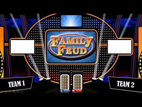 FAMILY FEUD Game in PowerPoint | Editable Template
