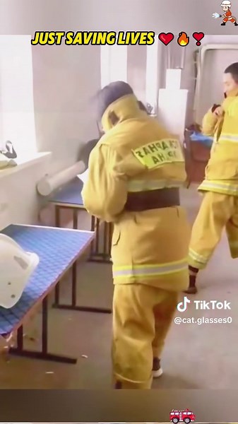 Firefighter Life-Saving Techniques in Action