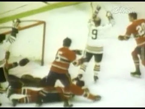 1971 Stanley Cup Final. Game 1. Chicago Blackhawks vs Montreal Canadiens