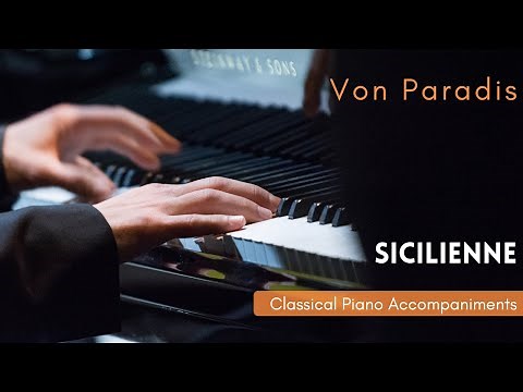 Von Paradis: Sicilienne (Piano Accompaniment)