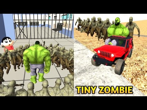 Tiny Bulk 100 Zombie in Prison | Funny Gameplay Indian Bikes Driving 3d 🤣🤣