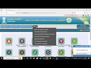How to download road tax receipt online using parivahan | Parivahan gov in road tax download easy