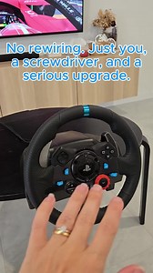 Our F1-style mod for Logitech isn’t a cheap snap-on toy — it’s a proper upgrade. ⚙️ Works with your original Logitech G29, G920, or G923 buttons 🔧 No rewiring needed — just your hands, a few screws, and 15–30 mins 🧤 Makes 4 buttons easier to reach mid-race 🖐️ Better grip. Cleaner turns. More control. A bit of effort — for a huge difference. #F1WheelMod #LogitechUpgrade #SimModsHub #G29G923G920 #RaceReadyRig #NoRewireNeeded #SimRacingMods #ProperUpgrade | Sim Mods Hub