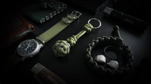 How to make a tiny globe knot keychain – stitched globe knot tutorial