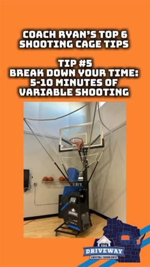 Tip #5...Variable Shooting Coach Ryan will be sharing tips on how to best use our shooting cages in this video series. The shooting cages are a great way to stay sharp with your shooting mechanics during the season if you're not getting enough focused reps in practice. Here's tip #5... | The Driveway - Hobart | Facebook