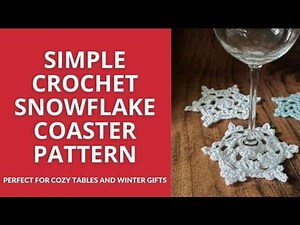 This Easy Snowflake Crochet Pattern Is Perfect for Last-Minute Decor ❄️