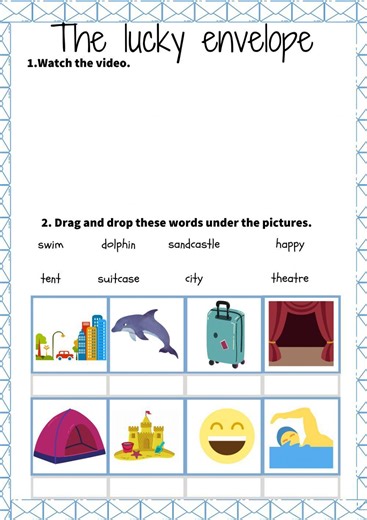 The lucky envelope worksheet