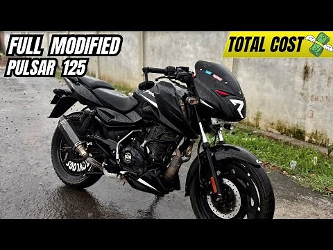 Best Pulsar 125 Modified | Full Modification Cost & Details | Pulsar 125 Customization