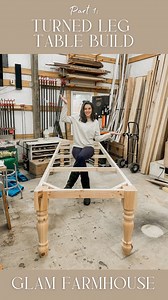 I’m going to show you how to build a table that can withstand an EF4 tornado…I get asked all the time how to build this style table so here you go! Here’s the link to the legs I used: https://dlnkr.com/s/hpPGJrc0 | Glam Farmhouse, LLC