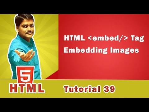 HTML embed Tag | Embed Images - HTML Tutorial 39 🚀