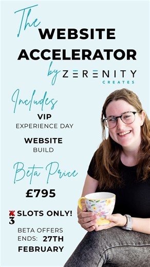 Zerenity Creates | The Website Accelerator is a one-day VIP experience designed to fast-track your website project with clarity, structure, and expert... | Instagram