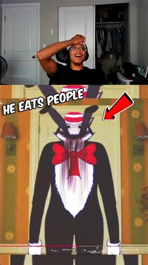 The Cat in the Hat is actually cursed 🐱🩸 #analoghorror #scary #shorts