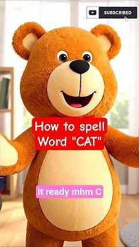 How to Spell "CAT" Easy Phonics Trick for Kids & Beginners! 🐱✏️