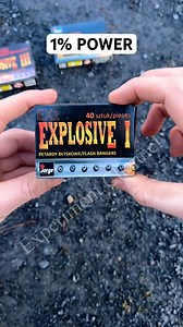 Explosive cracker powder test #fireworks #firecracker #shorts | Experiment Channel