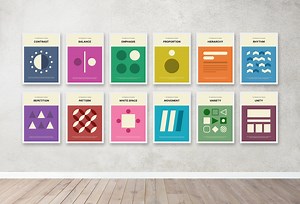 12 Design Principles Poster Bundle - Home Office School Decor, Creativity Minimalistic Wall Art, Design Inspiration Print, Last-minute Gift - Etsy