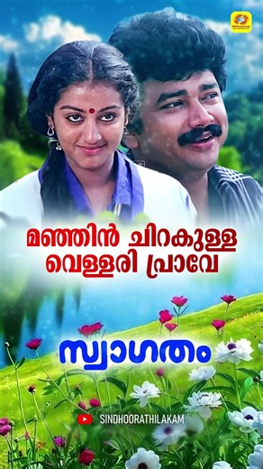 Manjin Chirakulla Vellariprave | Swagatham #evergreenromanticsong #lovesong #musics #shortsviral