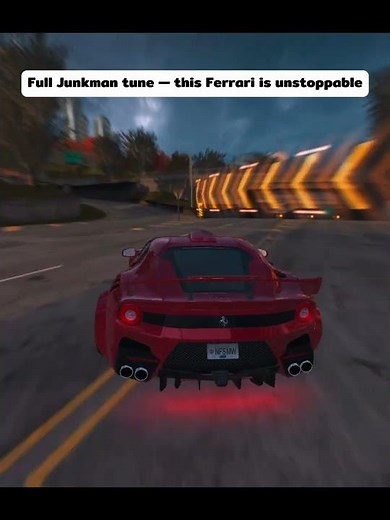 Full Junkman Tune — This Ferrari Is Unstoppable !#nfsmostwanted #nfs