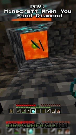 Minecraft Diamond Moment #viral #shorts