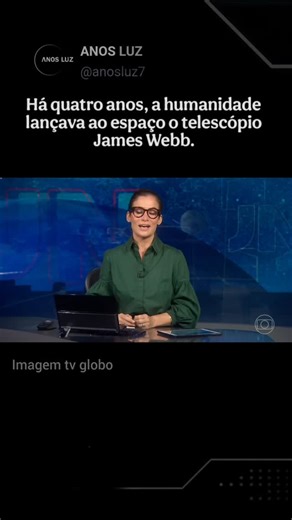 ANOS LUZ on Instagram: "ESPECIAL — James Webb Space Telescope | 4 ANOS DESVENDANDO O UNIVERSO Lançado em 25 de dezembro de 2021, o James Webb não foi apenas mais um telescópio enviado ao espaço. Ele marcou o início de uma nova era da astronomia, transformando nossa forma de enxergar o cosmos — literalmente e cientificamente. ⏳ 4 anos como uma verdadeira máquina do tempo cósmica O James Webb observa o Universo em infravermelho, captando a luz de galáxias tão distantes que ela levou bilhões de ano