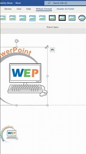 #shorts | How to add logo in MS Word Header and footer | Insert Logo in MS Word | MS word Tips