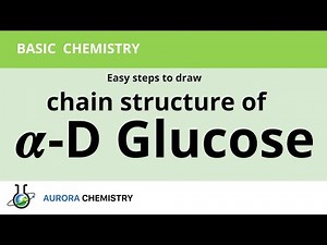 Easy tips to draw chain structure of ALPHA-D(+)GLUCOSE / 𝜶- glucose /Biomolecules