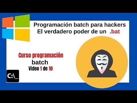 ✔️ Curso batch GRATIS | Tutorial | hola mundo | vídeo 1-10