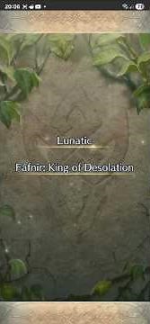 The battle with Limited unit : Vs. Fafnir - Lunatic (with F2P units, with SIs and Seals)