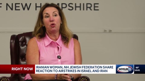 Iranian woman, New Hampshire Jewish Federation react to strikes in Israel, Iran