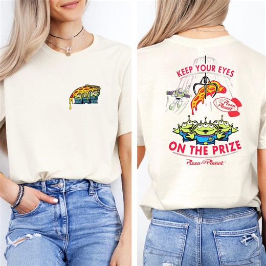 Disney Toy Story Alien Keep Your Eyes on the Prize Shirt, Pixar Green Man Tee Family Trip, Pizza Planet Disneyworld Family Vacation 2026 - Etsy