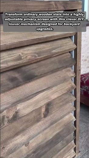 Smart DIY Mechanism For Rotating Wooden Window Shutter Blinds