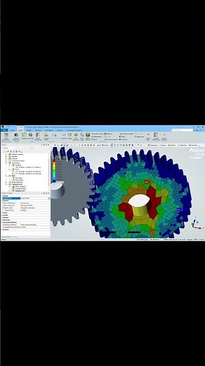 Finite Element Analyst: Spur Gear Bending Stress | ANSYS Transient Structural