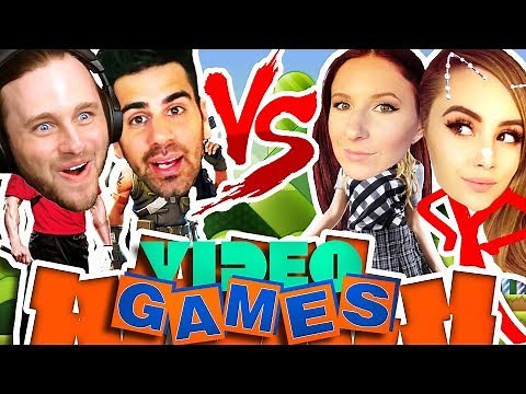 BOYS VS GIRLS! PLAYING VIDEO GAMES WITH FRIENDS!