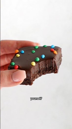No-Bake Cosmic Brownies 🌈🍫 (Healthy, Vegan, Dairy-Free)
