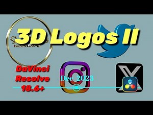 3D logos II - DaVinci Resolve 18.6 (Free and Studio)